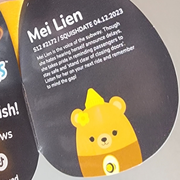 🖤 MEI LIEN 🍯 Select Series Honey Pot Bear Original Squishmallow by Kelly Toy - Picture 3 of 8